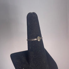 Load image into Gallery viewer, Moldavite Size 6.5 Sterling Silver Ring