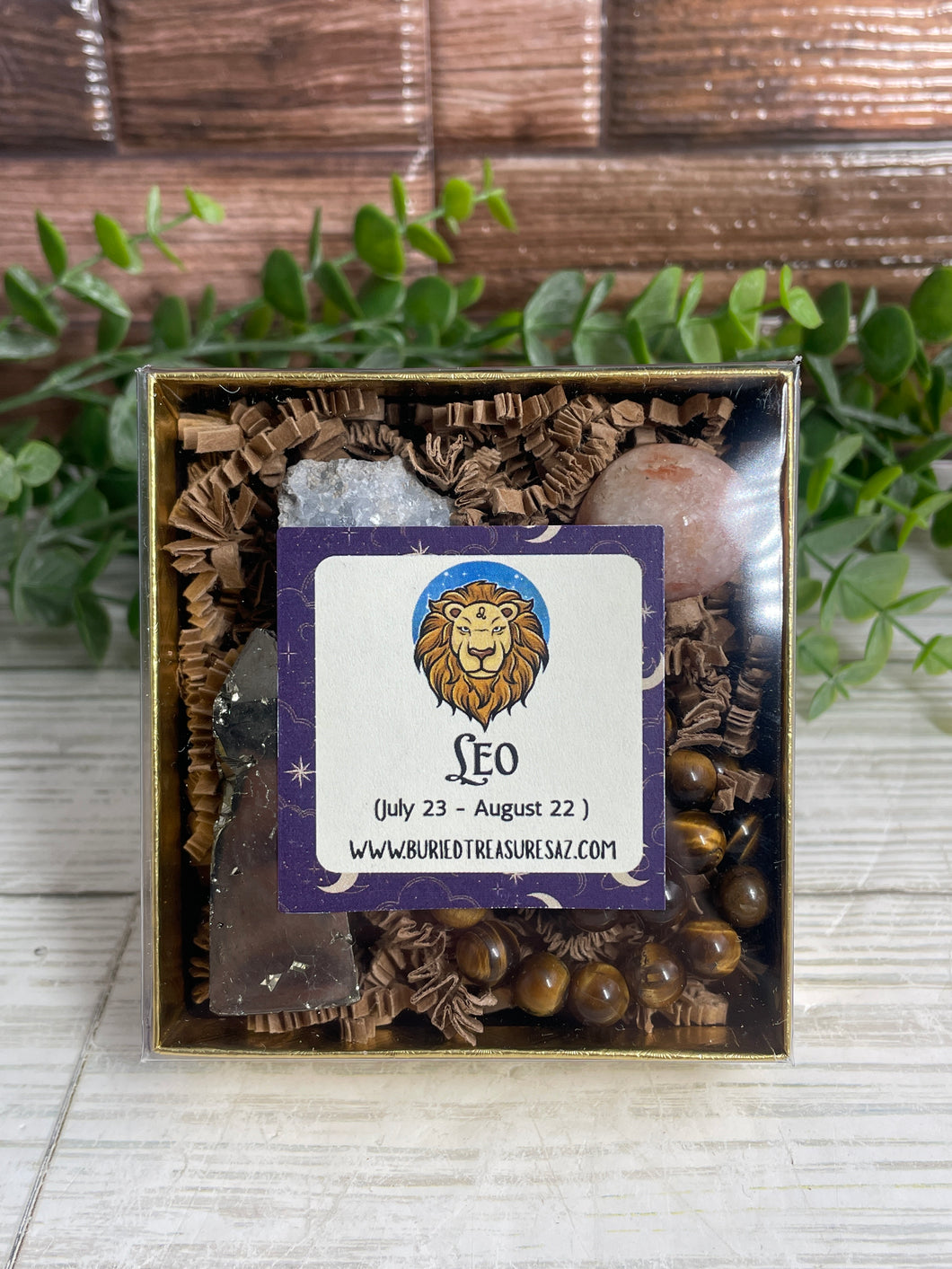Leo Zodiac Crystal Kit
