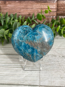 Blue Apatite Heart