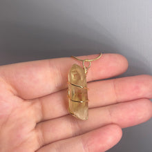 Load image into Gallery viewer, Citrine Wire-Wrapped Pendant