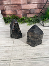 Load image into Gallery viewer, Half-Polished Black Tourmaline