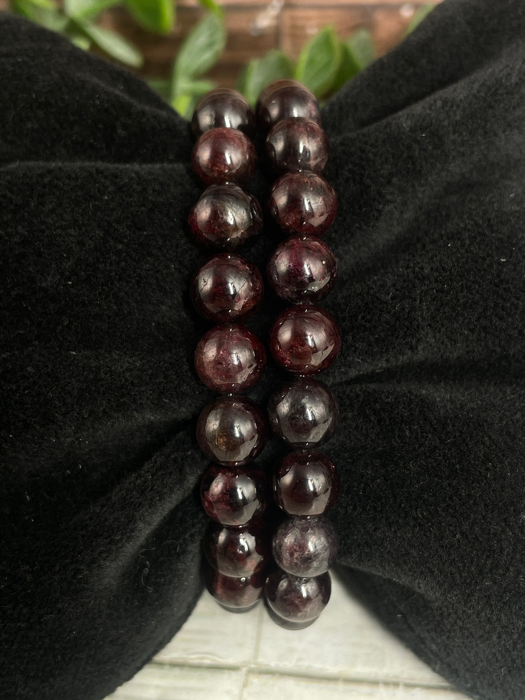 Garnet Crystal Bracelet