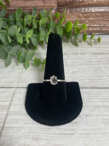 Herkimer Diamond SZ 9 Sterling Silver Ring