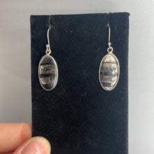 Load image into Gallery viewer, Hypersthene Sterling Silver Earrings