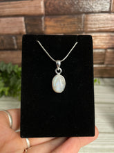 Load image into Gallery viewer, Rainbow Moonstone Sterling Silver Pendant