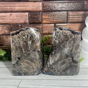 Agate Bookends Large