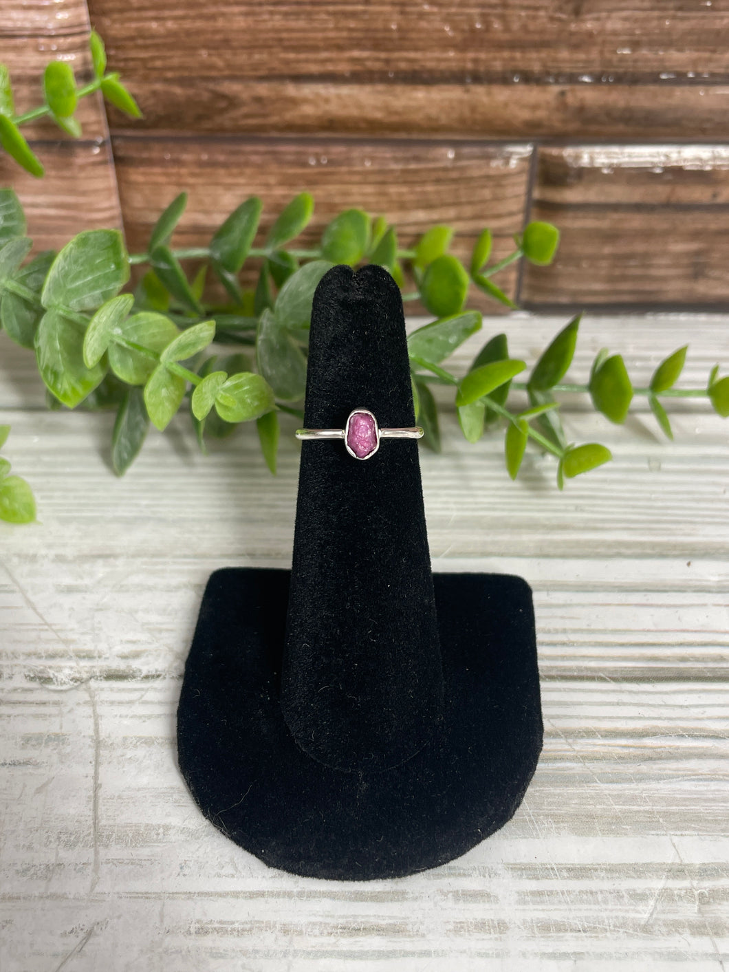 Ruby SZ 4 Sterling Silver Ring