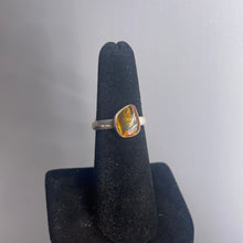 Load image into Gallery viewer, Amber Size 7 Sterling Silver Ring