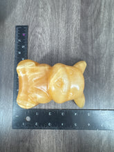 Load image into Gallery viewer, Orange Calcite Pikachu Carving