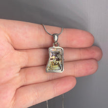 Load image into Gallery viewer, Bismuth Sterling Silver Pendant