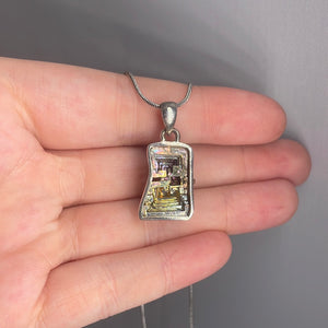 Bismuth Sterling Silver Pendant