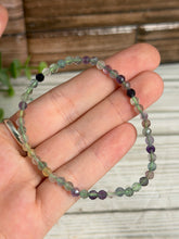 Load image into Gallery viewer, Fluorite Micro Faceted Crystal Bracelet