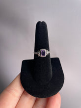 Load image into Gallery viewer, Amethyst SZ 7 Sterling Silver Ring
