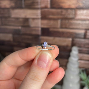 Tanzanite Size 6 Sterling Silver Ring