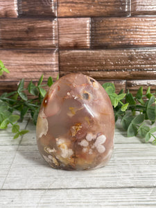 Flower Agate & Carnelian Freeform