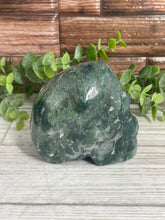 Load image into Gallery viewer, Moss Agate Skull