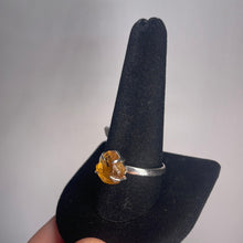 Load image into Gallery viewer, Citrine Size 12 Sterling Silver Ring