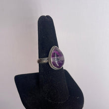 Load image into Gallery viewer, Fluorite Size 8 Sterling Silver Ring