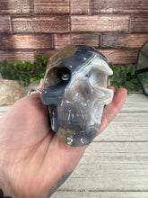 Load image into Gallery viewer, Volcanic Agate Skull