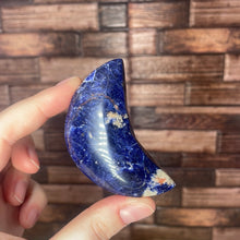 Load image into Gallery viewer, Sodalite Moon Carving
