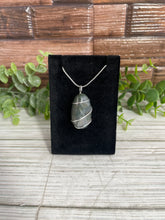 Load image into Gallery viewer, Moss Agate Wire-Wrapped Pendant