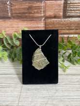 Load image into Gallery viewer, Raw Pyrite Wire-Wrapped Pendant