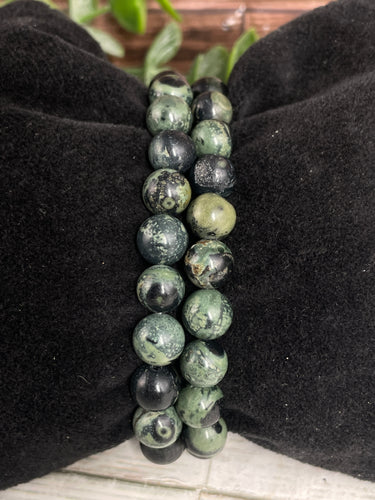 Kambaba Jasper Crystal Bracelet