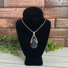 Load image into Gallery viewer, Blue Tiger Eye Sterling Silver Pendant