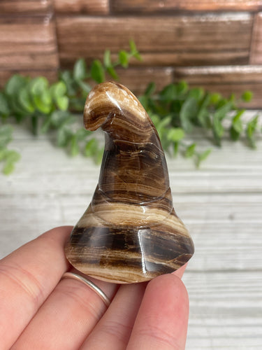 Chocolate Calcite Witch’s Hat