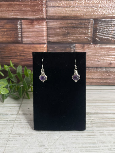 Amethyst Sterling Silver Earrings