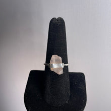 Load image into Gallery viewer, Rose Quartz Size 8 Sterling Silver Ring
