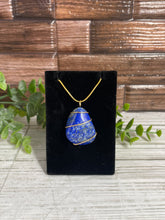 Load image into Gallery viewer, Lapis Lazuli Wire-Wrapped Pendant