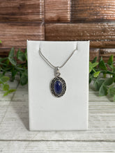 Load image into Gallery viewer, Tanzanite Sterling Silver Pendant