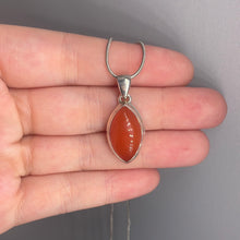 Load image into Gallery viewer, Carnelian Sterling Silver Pendant