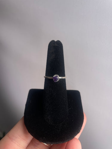 Amethyst SZ 6 Sterling Silver Ring