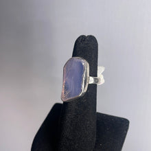 Load image into Gallery viewer, Lavender Rose Quartz Size 6 Sterling Silver Ring