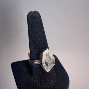 Herkimer Diamond Size 11 Sterling Silver Ring