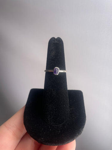 Amethyst SZ 5 Sterling Silver Ring