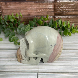 Polychrome Jasper Skull