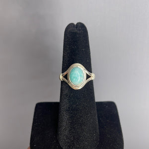 Amazonite Size 6 Sterling Silver Ring