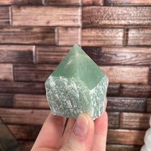 Load image into Gallery viewer, Green Aventurine Half-Polished Point