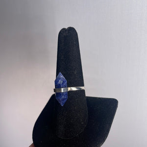 Sodalite Size 8 Sterling Silver Ring