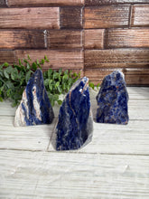 Load image into Gallery viewer, Sodalite Half-Polished Freeform