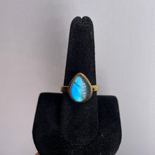 Load image into Gallery viewer, Labradorite Size 9 14k Gold Plated Ring