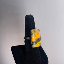 Load image into Gallery viewer, Bumblebee Jasper Size 8 Sterling Silver Ring