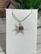 Load image into Gallery viewer, Super 7 Wire-Wrapped Snowflake/Star Pendant