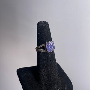 Tanzanite Size 6 Sterling Silver Ring