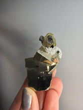 Load image into Gallery viewer, Pyrite Cluster With Quartz And Sphalerite