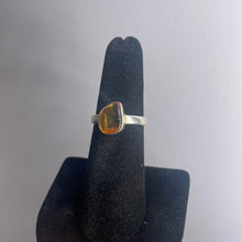 Load image into Gallery viewer, Amber Size 7 Sterling Silver Ring