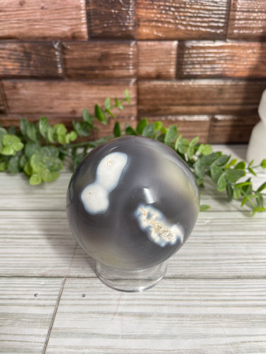 Orca Agate Sphere